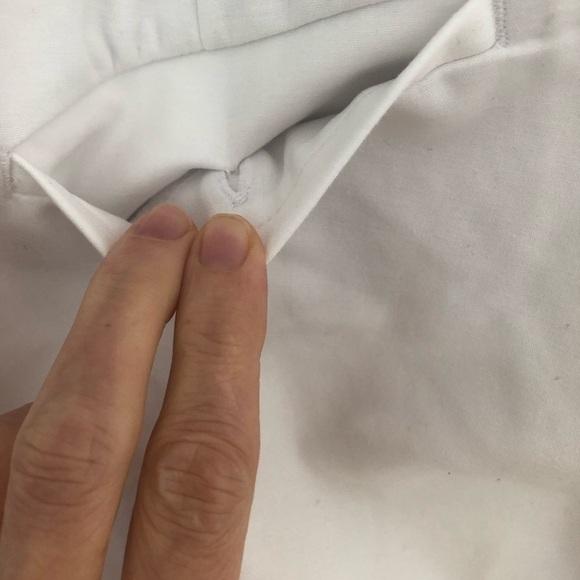 Dalia Crisp White Tapered  Crop Size 10 Trousers - Picture 4 of 12